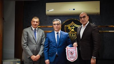 الزمالك يستقبل سفير الجزائر في مصر محمد سفيان براح