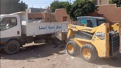 حملة نظافة مكثفة في إسنا ترفع 15 طن مخلفات وتحسن المظهر الحضاري..صور