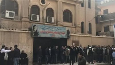 كنيسة مارى مينا أثناء الحادث