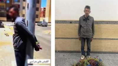ربطوه في العمود.. «فيديو» يقود الداخلية لضبط «لص الشقق السكنية» بأكتوبر