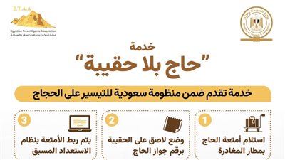 تعرف على تفاصيل خدمة «حاج بلا حقيبة» بعد إعلان السلطات السعودية تطبيقها لأول مرة