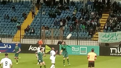 جانب من مباراة الاتحاد السكندري وبتروجيت 