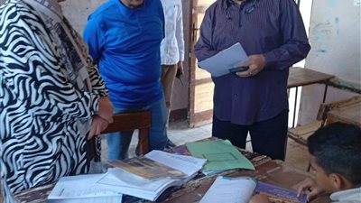 مديرتعليم شبين القناطر يشدد على الانضباط داخل المدارس ومتابعة التقييمات...صور