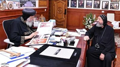 دير مارمرقس احتفل بعيد استشهاد.. أول باباوات الإسكندرية