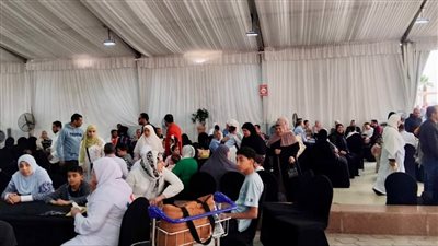 خيمة الحجاج لخدمة ضيوف الرحمن بالصالة الموسمية بمطار القاهرة الدولي