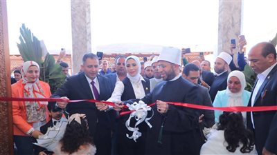 محافظ دمياط ووزير الأوقاف يفتتحان مسجد الحمد برأس البر 