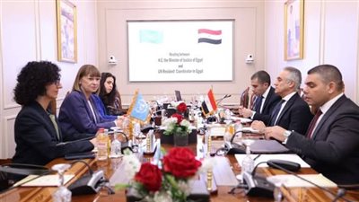 وزير العدل يبحث مع الأمم المتحدة تعزيز منظومة العدالة ودعم سيادة القانون في مصر