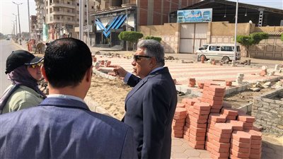 محافظ الدقهلية يتفقد أعمال التطوير والتجميل بمدخل نبروه ويؤكد رفع كفاءة الشوارع