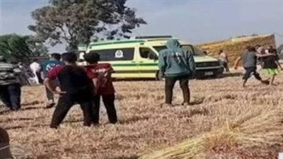 الجثة تحولت إلى أشلاء.. مصرع مزارع التهمته هواية لدراس القمح بالفيوم 