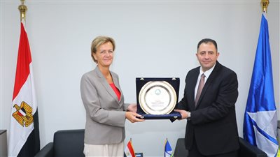 محافظ دمياط يبحث مع رئيسة وفد الاتحاد الأوروبي دعم التعاون التنموي