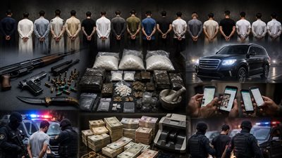 سقوط تشكيل دولي لتصنيع وترويج المخدرات