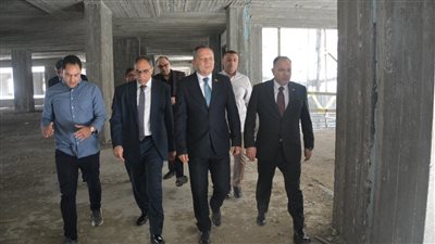 متابعة تنفيذ المستشفى الجامعي بدمياط تمهيدا لانطلاق المرحلة الثانية الجديدة