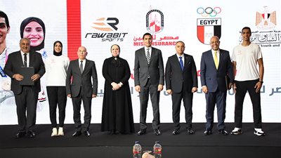وزير الرياضة يشهد المؤتمر الصحفي للإعلان عن رعاية سيف عيسى وفريال أشرف