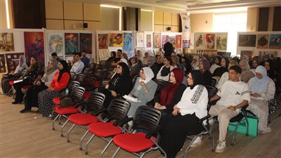 جامعة المنصورة تفتتح معرض أعمال طلاب قسم الديكور بكلية الفنون الجميلة