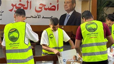 «مستقبل وطن» بالأقصر يطلق مبادرة «أضحى الخير» لدعم الأسر الأولى بالرعاية.. صور 