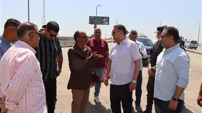 محافظ القليوبية يفتتح أعمال تطوير وصيانة كوبري وطريق بنها الزراعي قبل عيد الأضحى