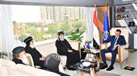 محافظ أسوان يستقبل وفد الأقباط الأرثوذكس لتقديمهم التهنئة بمناسبة عيد الأضحى