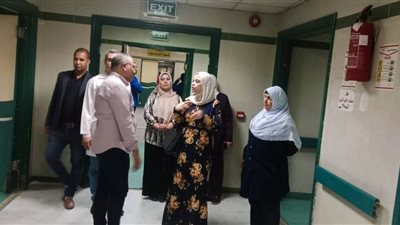 رئيس الشؤون الطبية بالتأمين الصحي يتفقد مستشفى النيل بشبرا الخيمة 