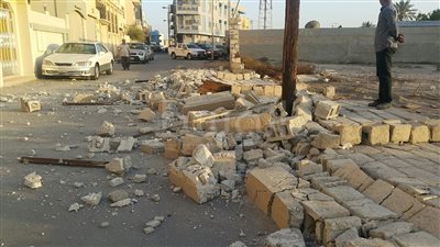 مصرع طفل سمالوط بعد سقوط حائط عليه داخل عقار قديم بالمنيا