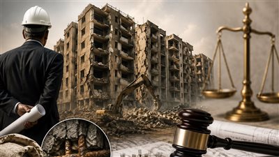 سر انهيار عقارات التوسعات الشمالية بمدينة السادس من أكتوبر