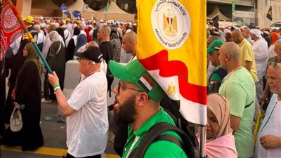 التضامن: عودة أولي رحلات حج الجمعيات الأهلية للقاهرة من جدة 