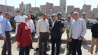 محافظ القليوبية يقود حملة لإزالة مبنى مخالف حاول صاحبه إخفاءه بالخصوص