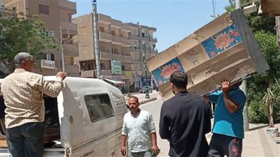 إزالات فورية للإشغالات الثابتة والمتحركة بحملات مكبرة بالشهداء والباجور ومنوف وشبين الكوم (صور) 