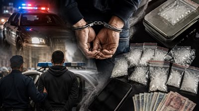 كواليس ضبط عامل محرزا «أكياس شابو» بالصف بمعرفة دورية أمنية