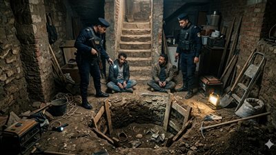 كواليس إحباط محاولة تنقيب عن الآثار في المعصرة.. يقظة أمنية تنقذ عقارًا من الانهيار