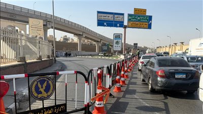 هبوط أرضي بمحور عبد الحميد بدوي أسفل كوبري الجُمسي