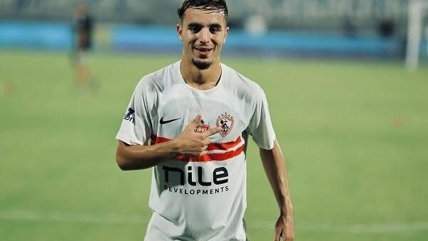 المغربى عبد الحميد معالى لاعب الزمالك 