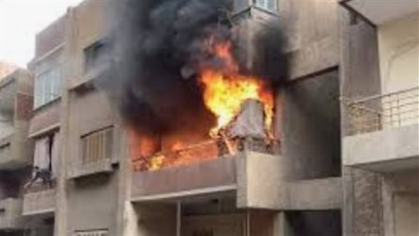 حريق شقة سكنية بدار السلام 