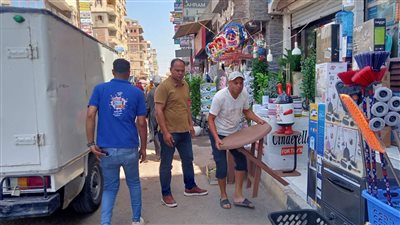 محافظ الدقهلية يتابع حملة لرفع الإشغالات وللتصدي لأجهزة الصوت والمركبات بمدينة أجا