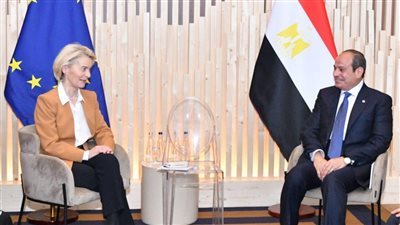 السيسى يلتقى رئيسة المفوضية الأوروبية على هامش قمة مجموعة السبع