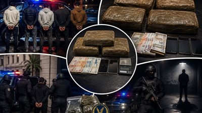 ضربات أمنية متتالية في المعصرة.. سقوط 5 متهمين بحوزتهم مواد مخدرة وضبط تاجر كبير بـ3 كيلو حشيش