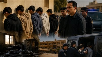 سقوط 5 طلاب أشعلوا النيران داخل مدرسة بمدينة 15 مايو