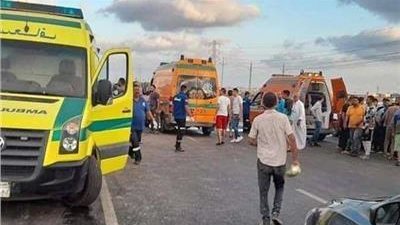 مصرع سائق في انقلاب سيارة نقل بالمنيا 