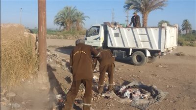 بالصور.. حملة مكبرة لنظافة وتجميل الشوارع والميادين جنوب الأقصر