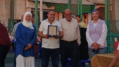 تكريم أبطال الرياضة والثقافة وذوي الهمم خلال حفل ختام الأنشطة بدمياط