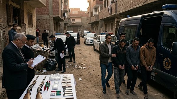 السجن المشدد 8 سنوات لعصابة السرقة بالإكراه وتجارة المخدرات 