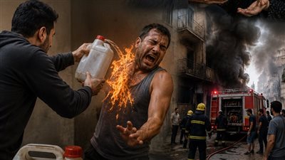 خلاف على 5 آلاف جنيه يتحول إلى حريق وشروع في قتل ببولاق الدكرور