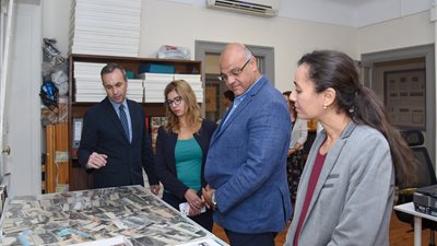 محافظ الإسكندرية يزور مركز الدراسات السكندرية الفرنسي 