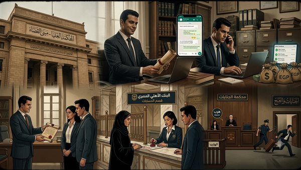 كشف حساب مزور واستيلاء على أموال شركة
