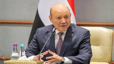 الدكتور رشاد محمد العليمي رئيس مجلس القيادة الرئاسي اليمني
