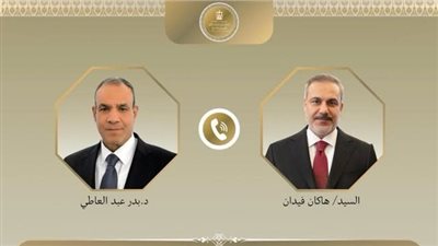 وزير الخارجية يبحث مع نظيره التركي