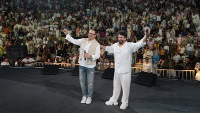 حميد الشاعري وهشام عباس