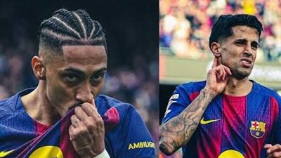 كانسيلو - رافينيا لاعبا برشلونة