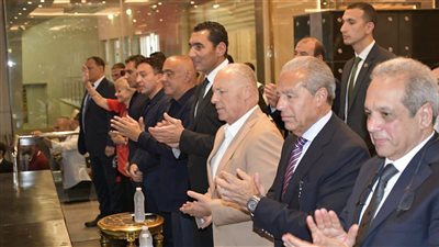 وزير الشباب والرياضة يشهد حفل تكريم المنتخب الوطني باستاد القاهرة 