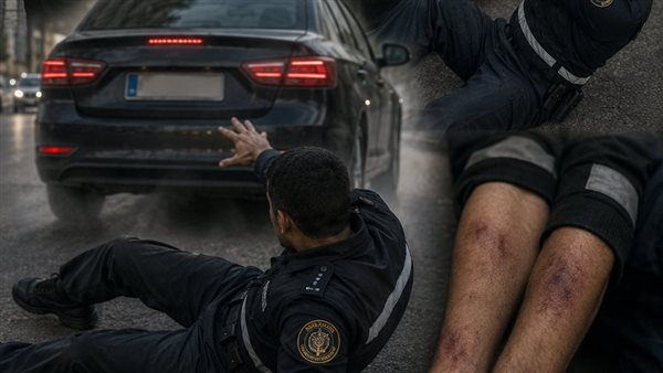سحل مجند مرور بمدينة نصر بسبب السير عكس الاتجاه
