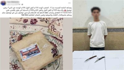 القبض على أخطر مروج لبيع الأسلحة البيضاء «أون لاين» في أكتوبر بالجيزة